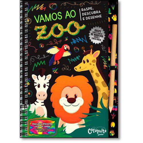 Tamanhos, Medidas e Dimensões do produto Livro - Raspe, Vamos ao Zoo