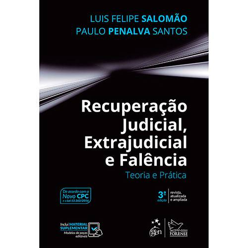 Tamanhos, Medidas e Dimensões do produto Livro - Recuperação Judicial, Extrajudicial e Falência - Teoria e Prática