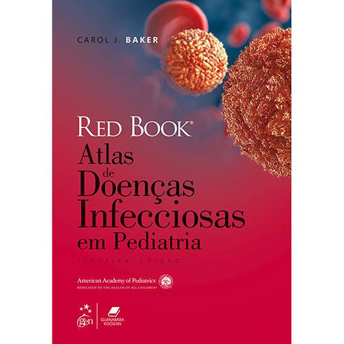 Tamanhos, Medidas e Dimensões do produto Livro - Red Book - Atlas de Doenças Infecciosas em Pediatria