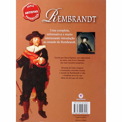 Tamanhos, Medidas e Dimensões do produto Livro - Rembrandt - Série Artistas Essencias