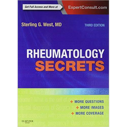 Tamanhos, Medidas e Dimensões do produto Livro - Rheumatology Secrets - West