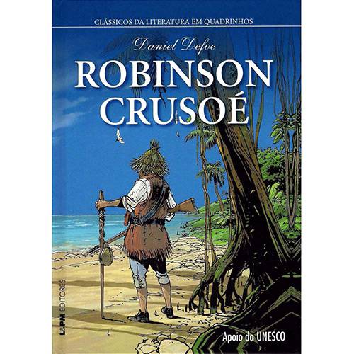 Tamanhos, Medidas e Dimensões do produto Livro - Robinson Crusoé - Coleção Clássicos da Literatura em Quadrinhos
