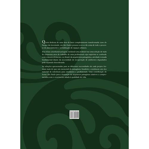 Tamanhos, Medidas e Dimensões do produto Livro - Rosa Kliass - Desenhando Paisagens, Moldando uma Profissão