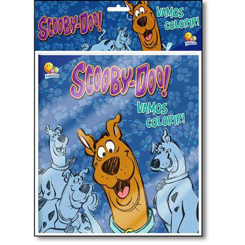 Tamanhos, Medidas e Dimensões do produto Livro - Scooby-Doo! - Coleção Vamos Colorir! - Kit Livro + Lápis de Cor