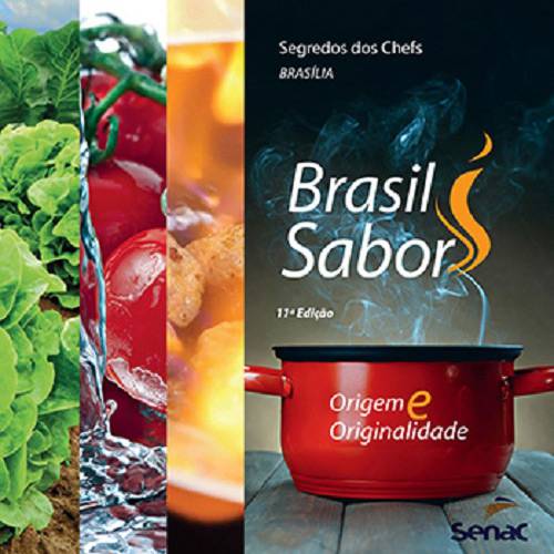 Tamanhos, Medidas e Dimensões do produto Livro - Segredos dos Chefs: Brasil Sabor Brasilia