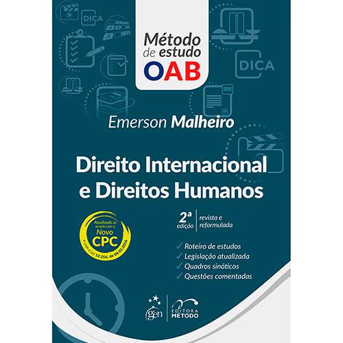 Tamanhos, Medidas e Dimensões do produto Livro - Série Método de Estudo Oab: Direito Internacional e Direitos Humanos