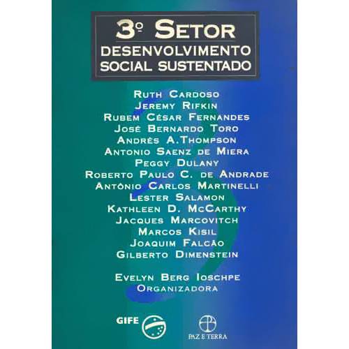 Tamanhos, Medidas e Dimensões do produto Livro - 3º Setor - Desenvolvimento Social Sustentado