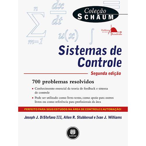Tamanhos, Medidas e Dimensões do produto Livro - Sistemas de Controle - Coleção Schaum