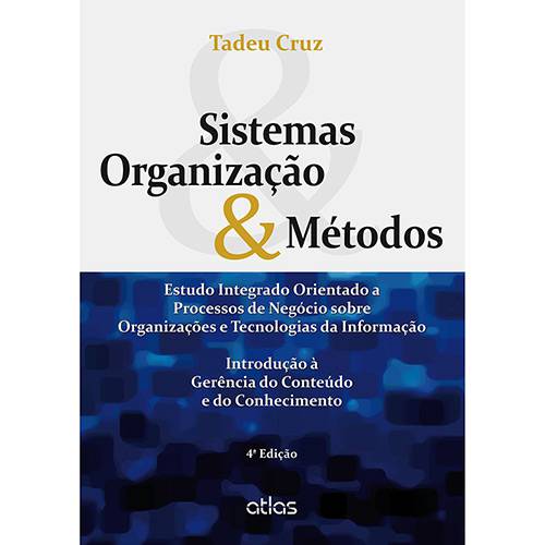 Tamanhos, Medidas e Dimensões do produto Livro - Sistemas, Organização & Métodos