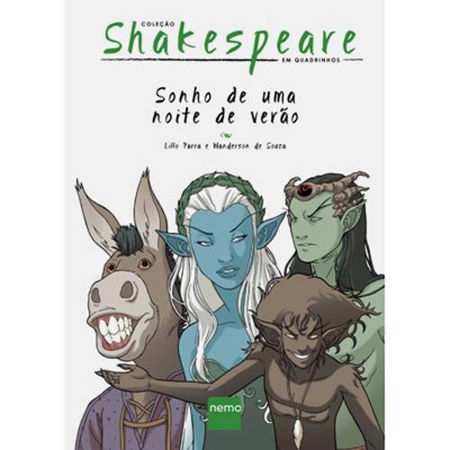 Tamanhos, Medidas e Dimensões do produto Livro - Sonho de uma Noite de Verão - Coleção Shakespeare em Quadrinhos