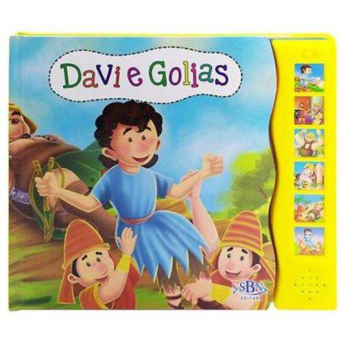 Tamanhos, Medidas e Dimensões do produto Livro Sonoro - Histórias da Bíblia: Davi e Golias