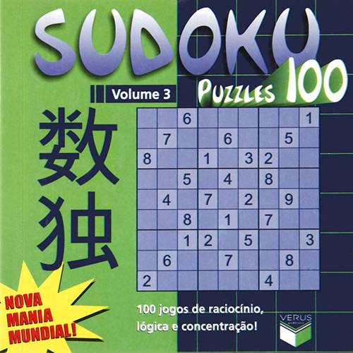 Tamanhos, Medidas e Dimensões do produto Livro - Sudoku Puzzles Vol. 3