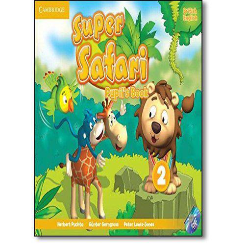 Tamanhos, Medidas e Dimensões do produto Livro - Super Safari Level 2 Pupils Book With Dvd-Rom