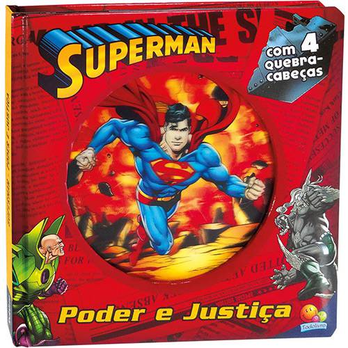 Tamanhos, Medidas e Dimensões do produto Livro - Superman: Poder e Justiça (Lenticular 3d Licenciados)