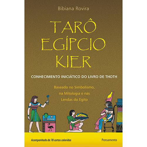 Tamanhos, Medidas e Dimensões do produto Livro - Tarô Egípcio Kier: Conhecimento Iniciático do Livro de Thoth
