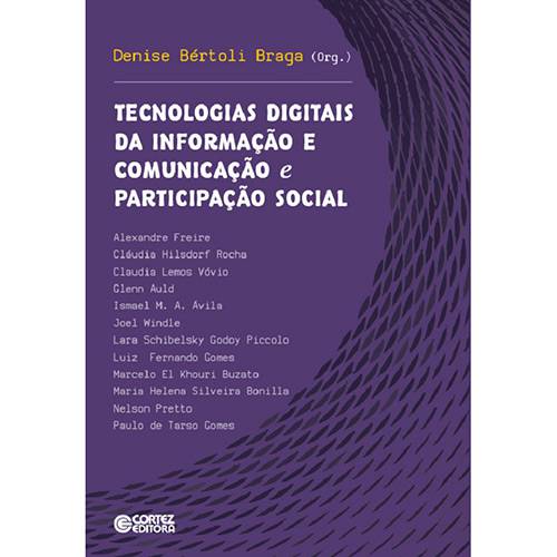 Tamanhos, Medidas e Dimensões do produto Livro - Tecnologias Digitais da Informação e Comunicação e Participação Social