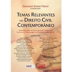 Tamanhos, Medidas e Dimensões do produto Livro - Temas Relevantes do Direito Civil Contemporâneo