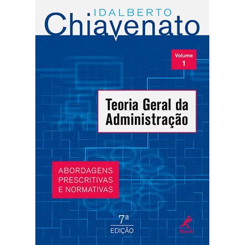 Tamanhos, Medidas e Dimensões do produto Livro - Teoria Geral da Administração: Abordagens Prescritivas e Normativas - Vol. 1