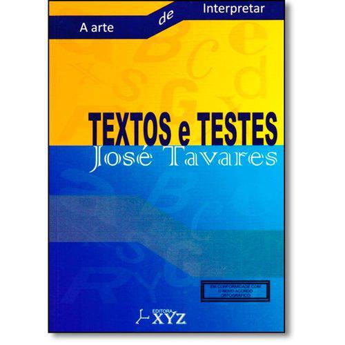 Tamanhos, Medidas e Dimensões do produto Livro - Textos e Testes: a Arte de Interpretar