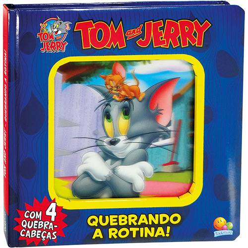 Tamanhos, Medidas e Dimensões do produto Livro - Tom And Jerry: Quebrando a Rotina! (Lenticular 3d Licenciados)
