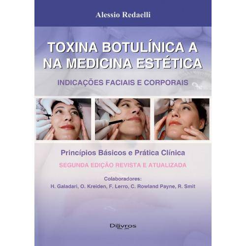 Tamanhos, Medidas e Dimensões do produto Livro - Toxina Botulínica a na Medicina Estética - Indicações Faciais e Corporais - Redaelli