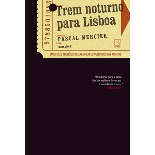Tamanhos, Medidas e Dimensões do produto Livro - Trem Noturno para Lisboa
