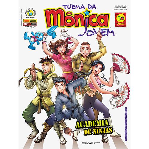 Tamanhos, Medidas e Dimensões do produto Livro - Turma da Mônica Jovem - Academia de Ninjas - Vol. 77