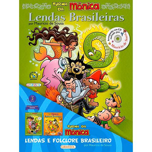 Tamanhos, Medidas e Dimensões do produto Livro - Turma da Mônica: Lendas e Folclore Brasileiro (Cantinho da Leitura)