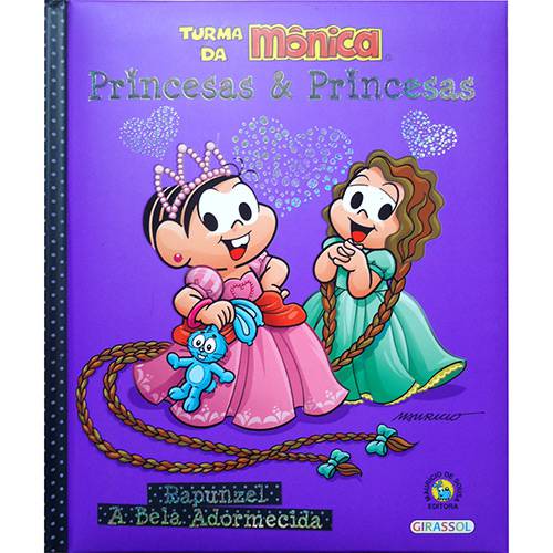Tamanhos, Medidas e Dimensões do produto Livro - Turma da Mônica: Rapunzel, a Bela Adormecida - Coleção Princesas e Princesas