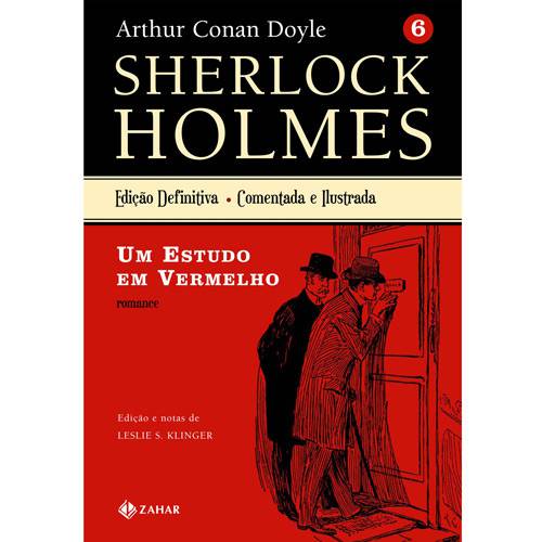 Tamanhos, Medidas e Dimensões do produto Livro - um Estudo em Vermelho - Coleção Sherlock Holmes - Vol. 8