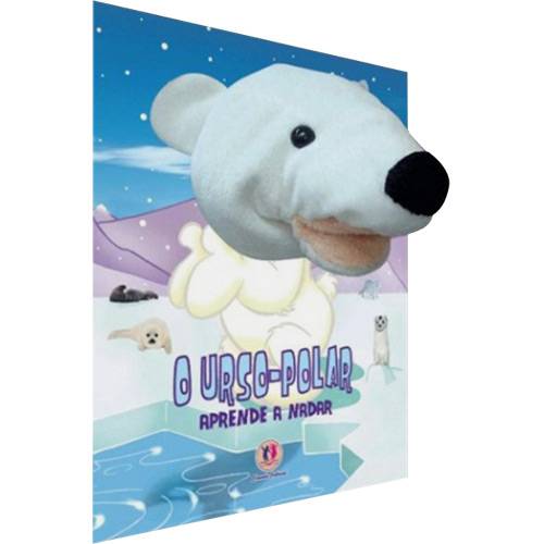 Tamanhos, Medidas e Dimensões do produto Livro - Urso-Polar Aprende a Nadar, o