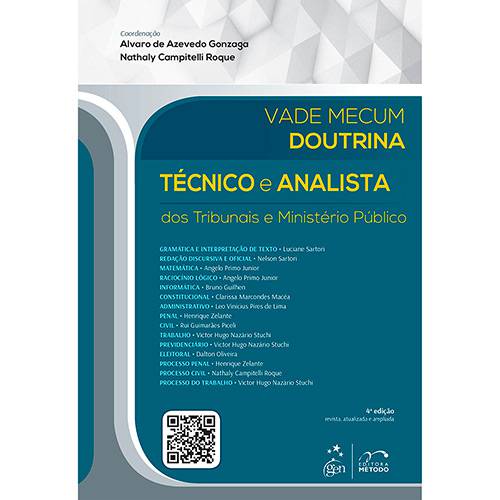 Tamanhos, Medidas e Dimensões do produto Livro - Vade Mecum Doutrina: Técnico e Analista dos Tribunais e Ministério Público
