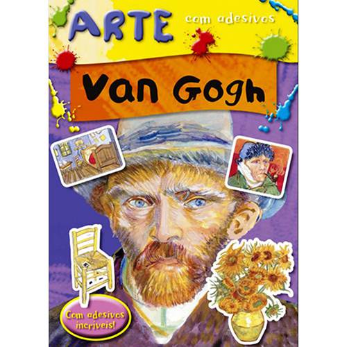 Tamanhos, Medidas e Dimensões do produto Livro - Van Gogh - Arte com Adesivos