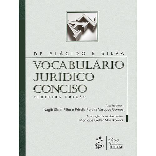 Tamanhos, Medidas e Dimensões do produto Livro - Vocabulário Jurídico Conciso