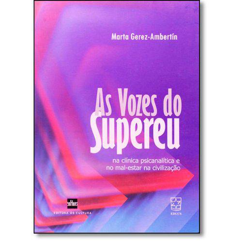 Tamanhos, Medidas e Dimensões do produto Livro - Vozes do Supereu, as