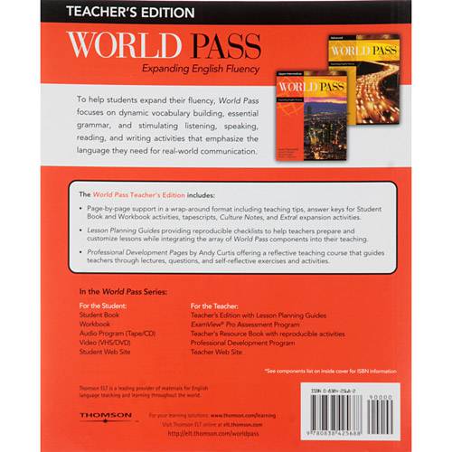 Tamanhos, Medidas e Dimensões do produto Livro - World Pass Upper-Intermediate - Teacher´s Edition