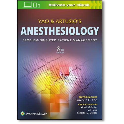 Tamanhos, Medidas e Dimensões do produto Livro - Yao e Artusios: Anesthesiology - Problem-Oriented Patient Management
