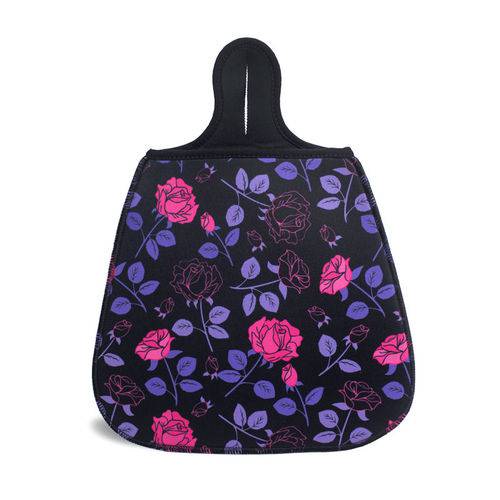 Tamanhos, Medidas e Dimensões do produto Lixeira para Carro Tritengo em Neoprene - Floral Black