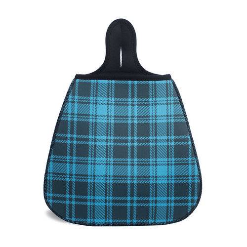 Tamanhos, Medidas e Dimensões do produto Lixeira para Carro Tritengo em Neoprene - Tartan Preto e Azul