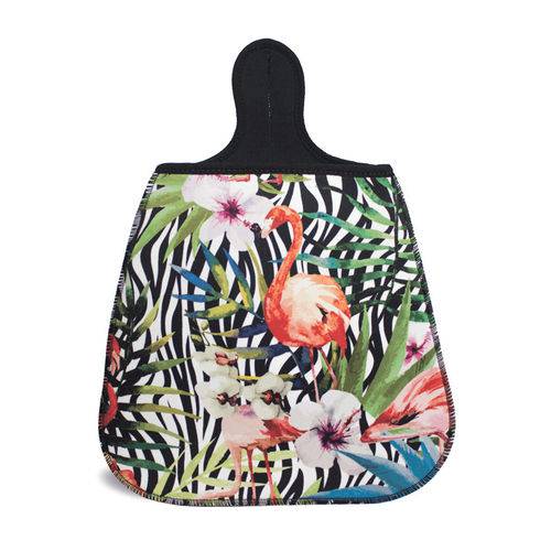 Tamanhos, Medidas e Dimensões do produto Lixeira para Carro Tritengo em Neoprene - Zebra Flamingos Floral