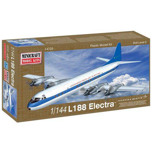 Tamanhos, Medidas e Dimensões do produto Lockheed L-188 Electra - 1/144 - Minicraft 14723