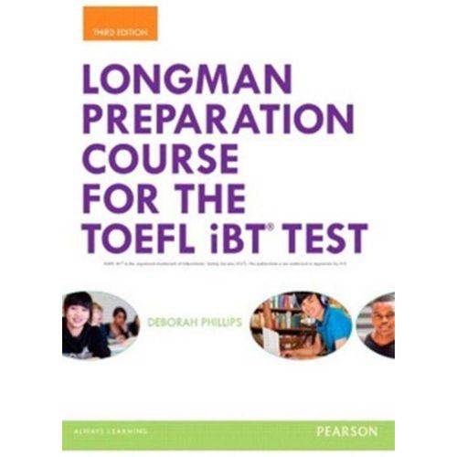 Tamanhos, Medidas e Dimensões do produto Longman Prep Course Toelf Ibt Sb With My English, Mp3 Without Answer Key - 3rd Ed