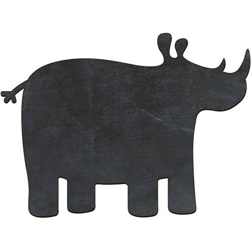 Tamanhos, Medidas e Dimensões do produto Lousa Decorativa Rinoceronte - Cia Laser