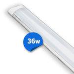 Tamanhos, Medidas e Dimensões do produto Luminária Linear Led 36w 120cm Calha Slim Sobrepor
