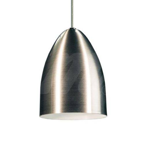 Tamanhos, Medidas e Dimensões do produto Luminária Pendente E-led Cone de Alumínio Escovado com Soq. E-27