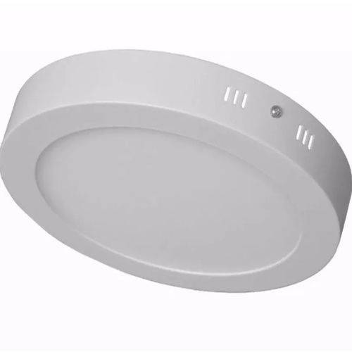 Tamanhos, Medidas e Dimensões do produto Luminária Plafon Sobrepor Redondo 12W - 6500K Branco Frio - Startec