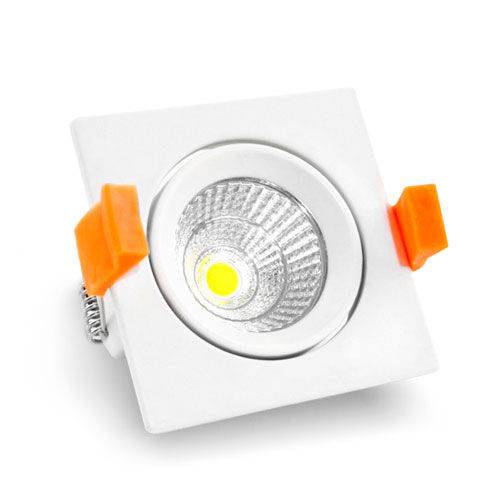 Tamanhos, Medidas e Dimensões do produto Luminaria Spot Led Embutir Quadrada - 5 W - Protection