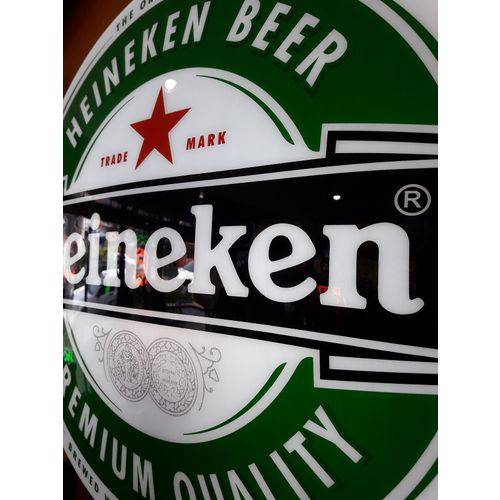 Tamanhos, Medidas e Dimensões do produto Luminoso Cerveja Heineken Branco