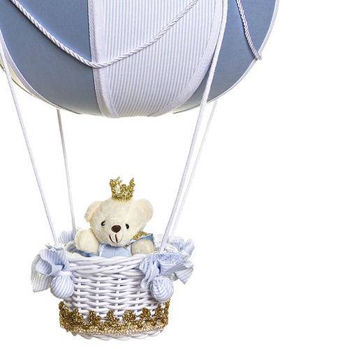 Tamanhos, Medidas e Dimensões do produto Lustre Balão Bolinha Ursinho Príncipe Quarto Bebê Infantil Menino