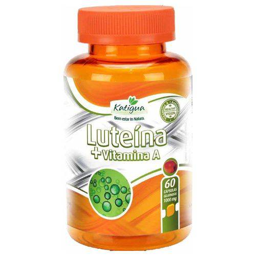 Tamanhos, Medidas e Dimensões do produto Luteína com Vitamina a 1000mg 60 Cápsulas